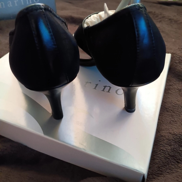 ANN MARINO BLACK HIGH HEELS - Picture 5 of 16